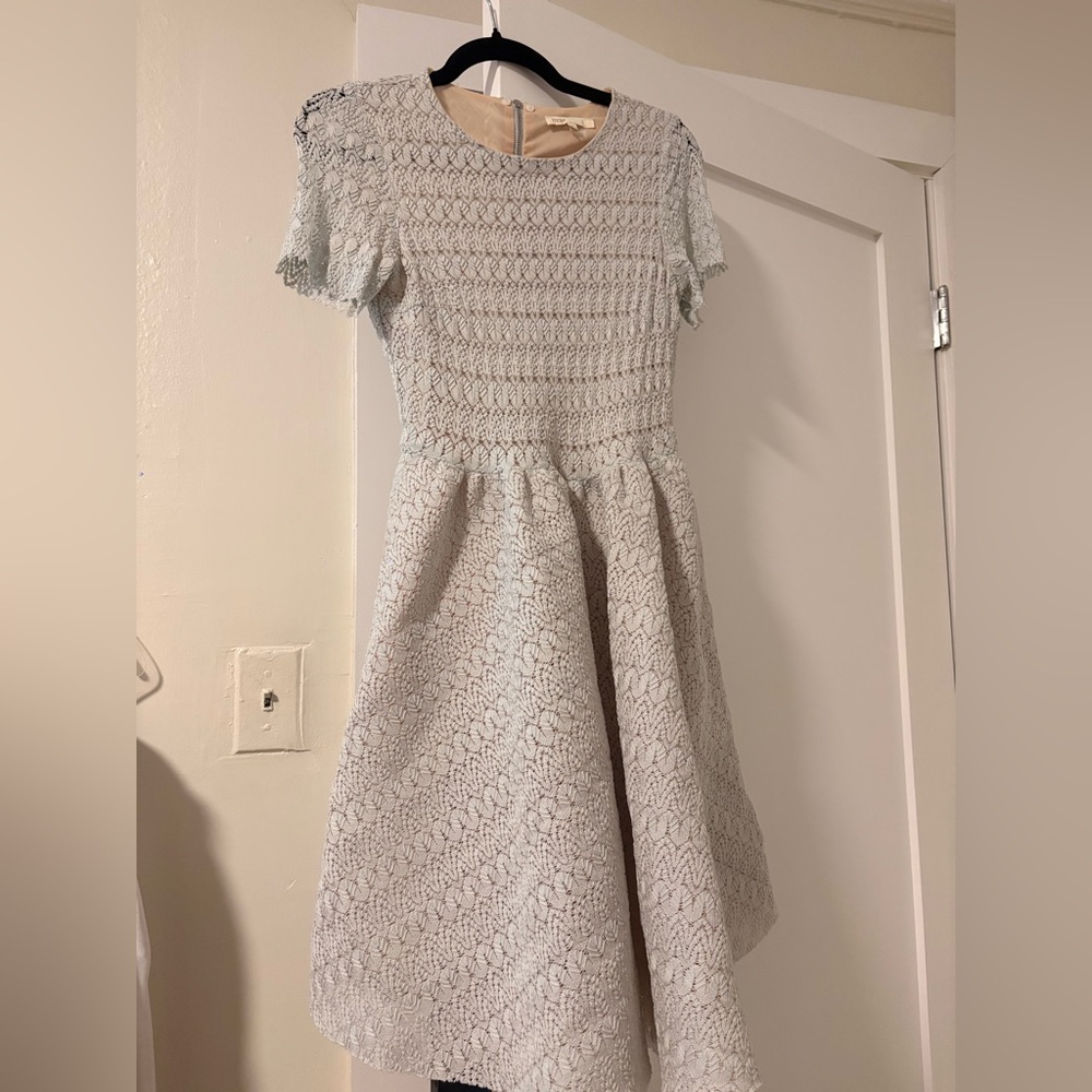 Maje Blue Lace Dress